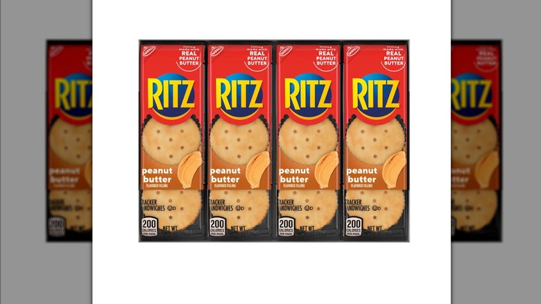 Package of Ritz peanut butter sandwich crackers