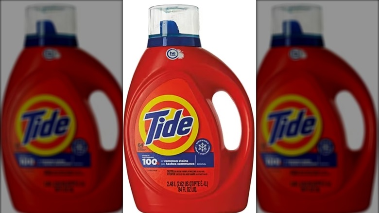 Bottle of original Tide laundry detergent