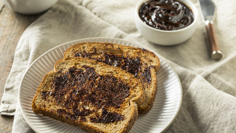 Vegemite on two pieces of bread