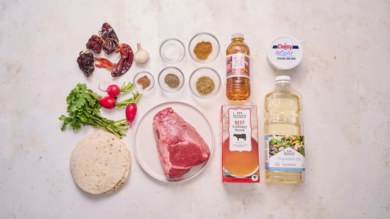 ingredients on a table