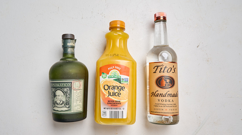 ingredients on a table
