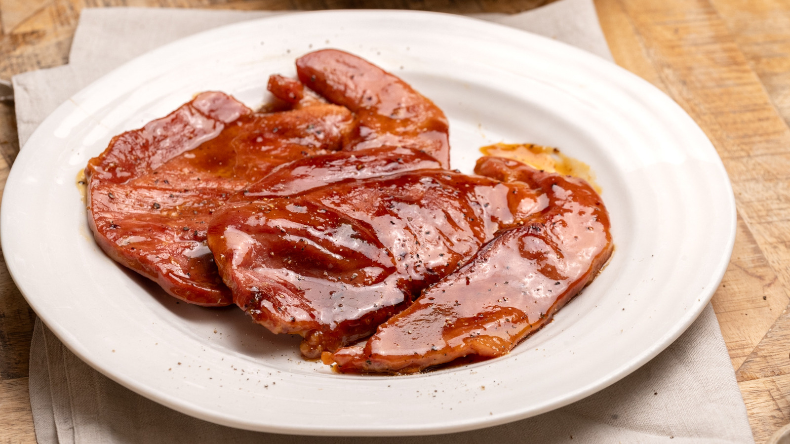 3-Ingredient Brown Sugar Ham Steak Recipe - Tasting Table