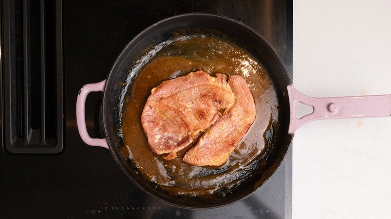 ham steaks in sugar glaze