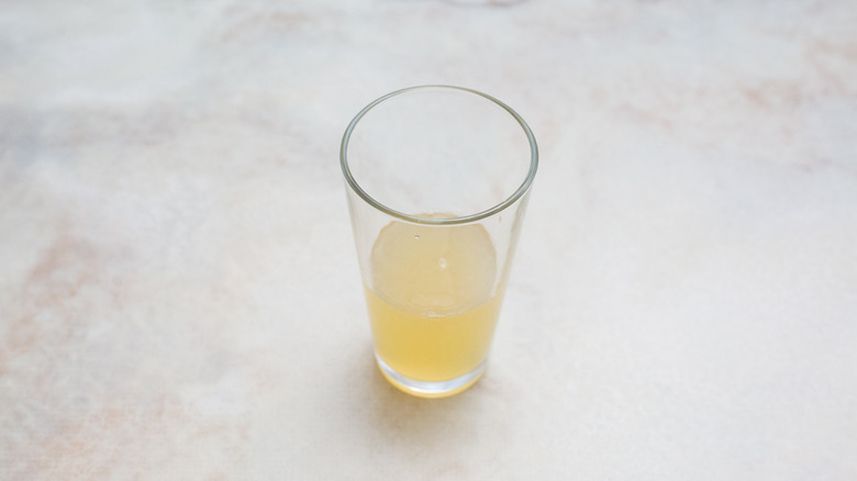 lemonade in tall glass