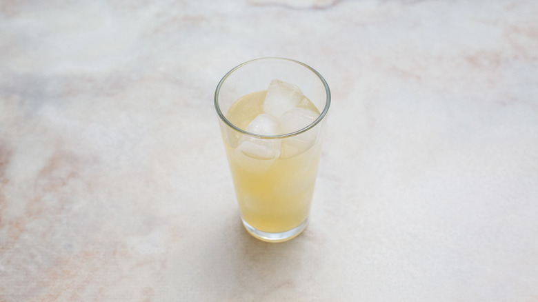 lemonade on marble table