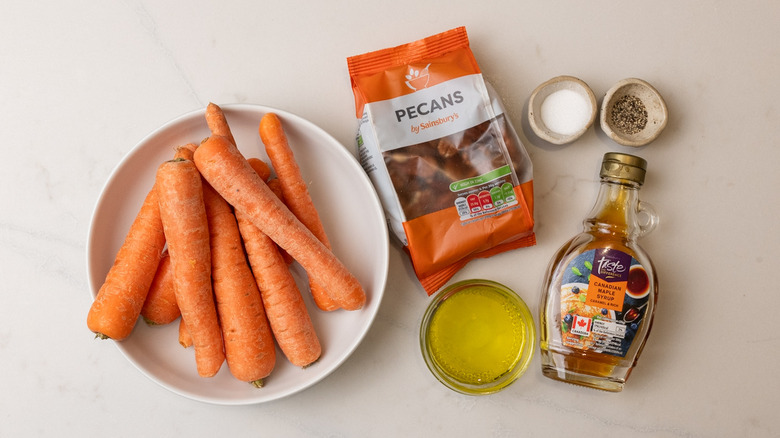maple pecan glazed carrots ingredients