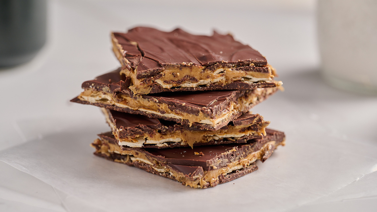 3-Ingredient Peanut Butter Pretzel Bark Recipe - Tasting Table