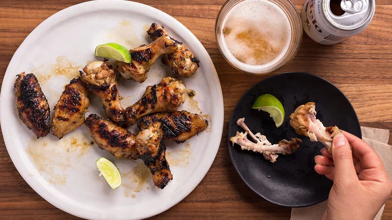 grilled chicken wings