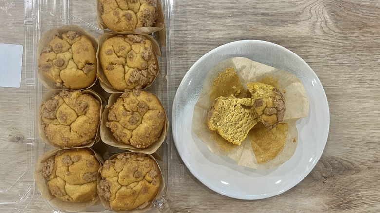 Costco pumpkin streusel muffin plate