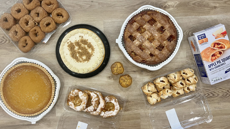 8 Costco fall desserts in containers.