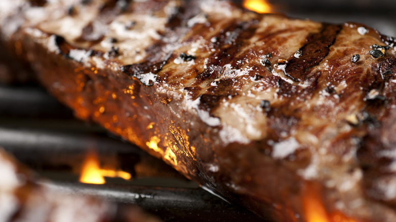 Close up of a juicy steak