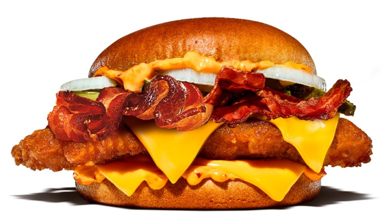 A Gourmet Chicken Bacon Cheese from Burger King Norway.