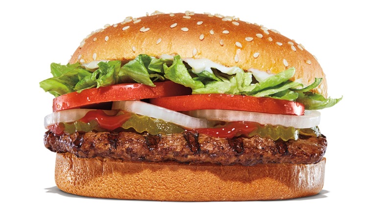 A Burger King Whopper.