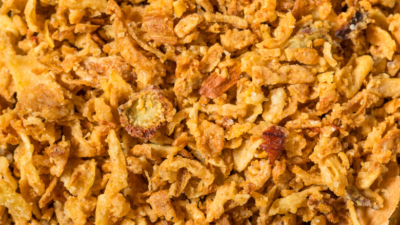 Crispy fried onions