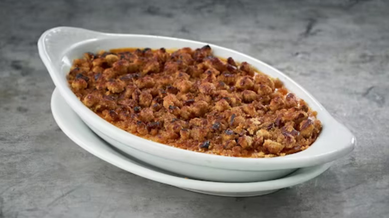 Ruth's Chris sweet potato casserole side dish.