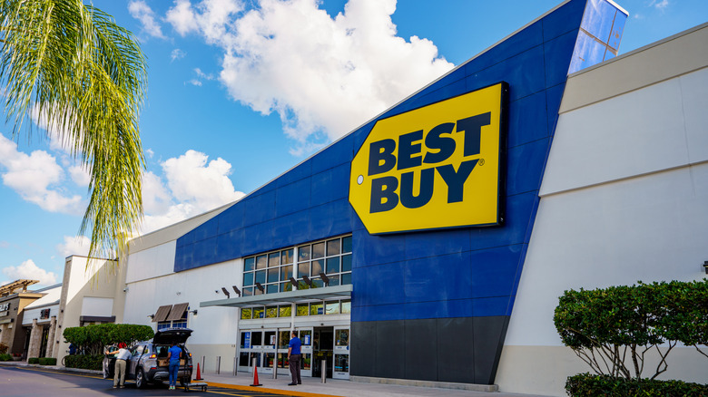 Exterior of a Best Buy retail store