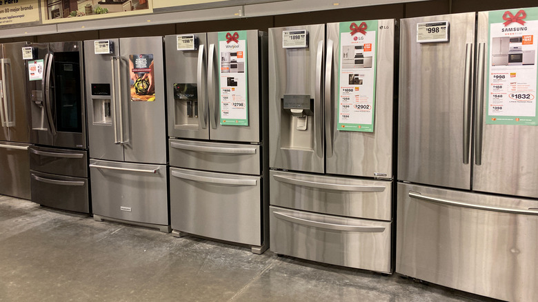 Refrigerators on sale at Home Depot