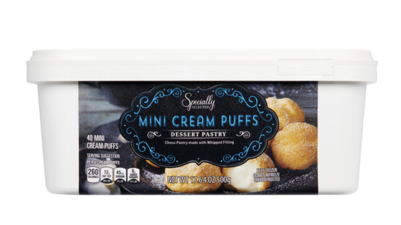 package of mini cream puffs