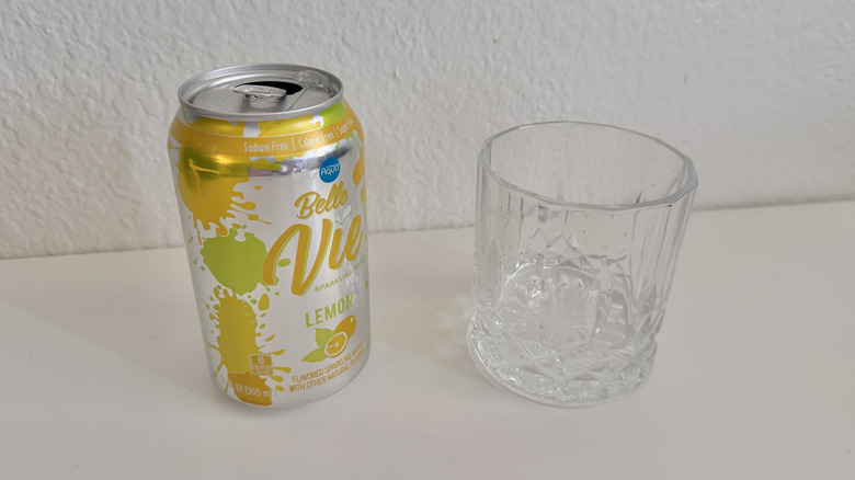 A can of lemon PurAqua Belle Vie flavor