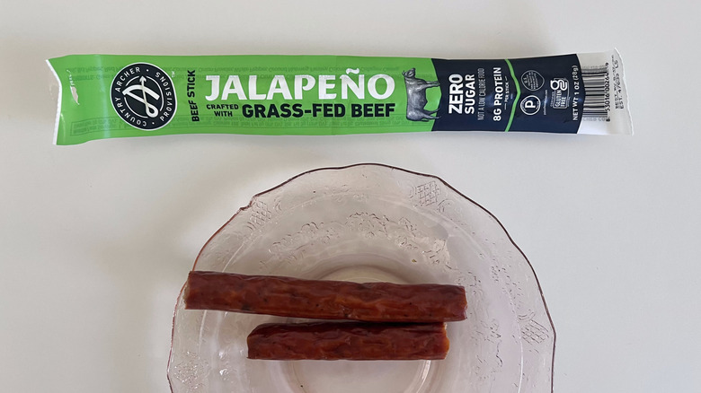 Beef steak on a small plate