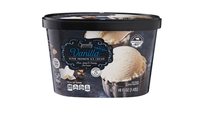 Tub of ice cream