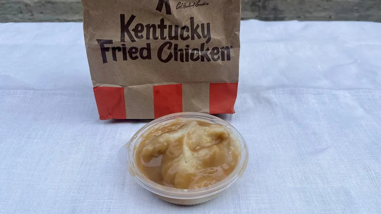 KFC mashed potatoes and gravy