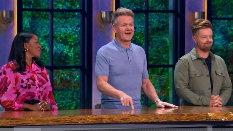 Nyesha Arrington, Gordon Ramsay, and Richard Blais on "Next Level Chef"