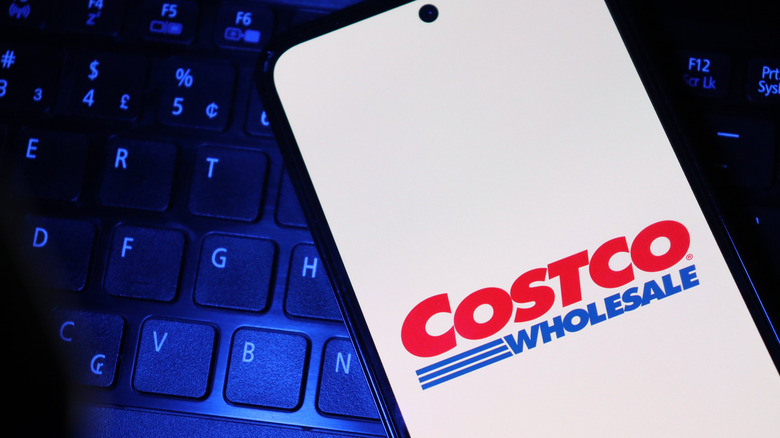 Costco Wholesale logo on smartphone screen