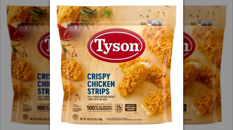 Large bag of Tyson Crispy Chicken Strips