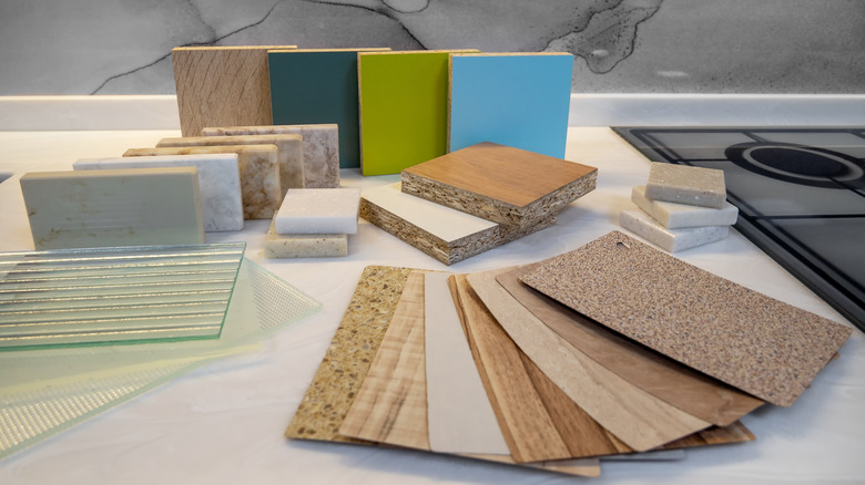 Selection of countertop materials