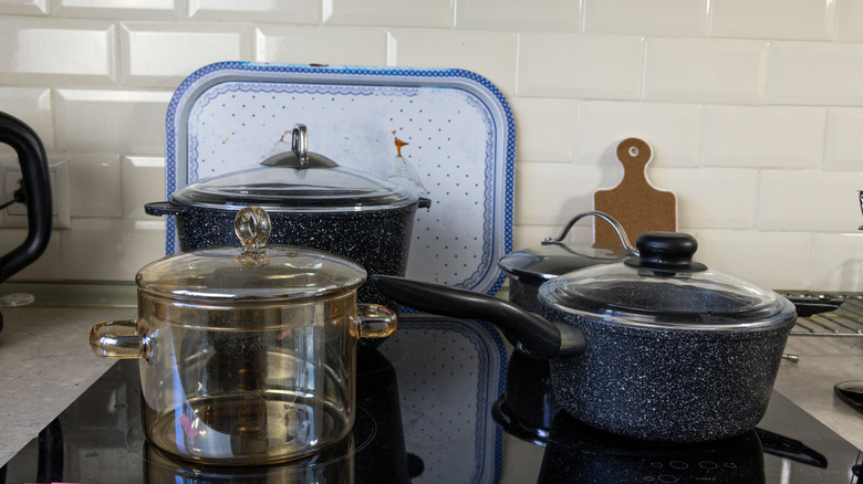 cookware on induction stove