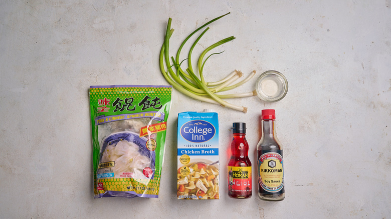 ingredients on a table