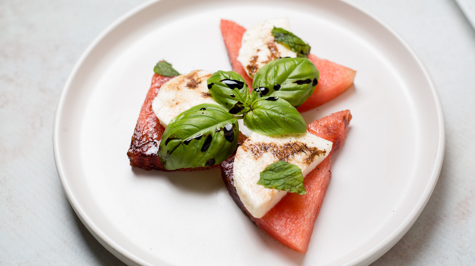 5-Ingredient Watermelon Caprese Salad Recipe