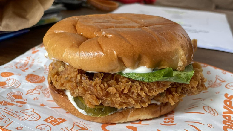 Popeyes Deluxe Chicken Sandwich