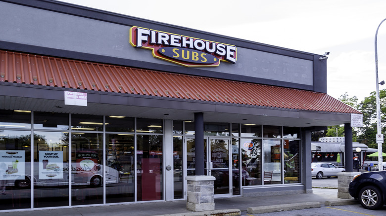 Exterior of Firehouse Subs