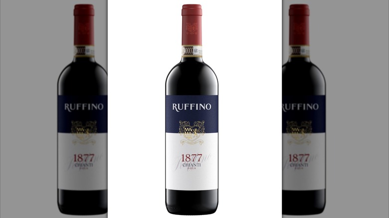 Ruffino 1877 Chianti DOCG on white background