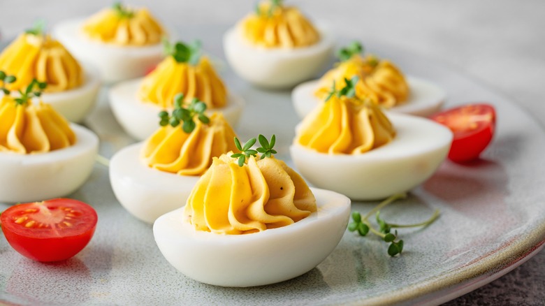 deviled egg platter