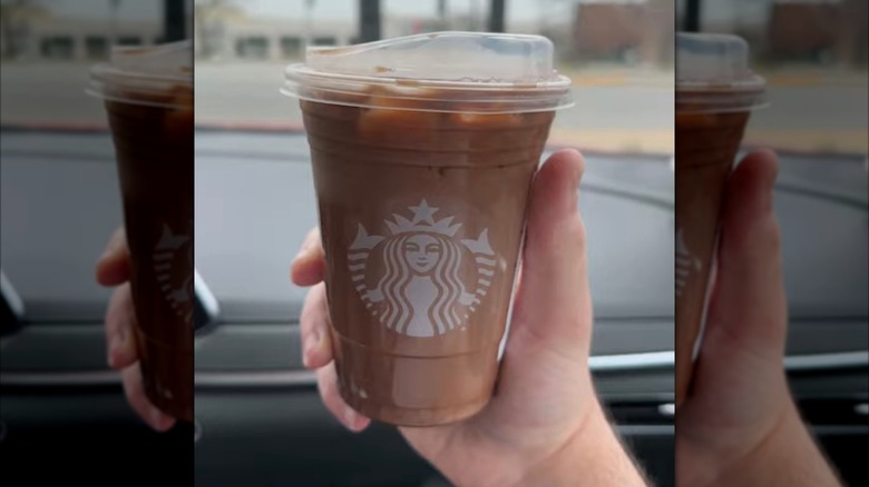 A Hot Cocoa Cold Brew from Starbucks