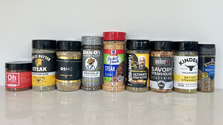 9 different steak seasonings from Walmart