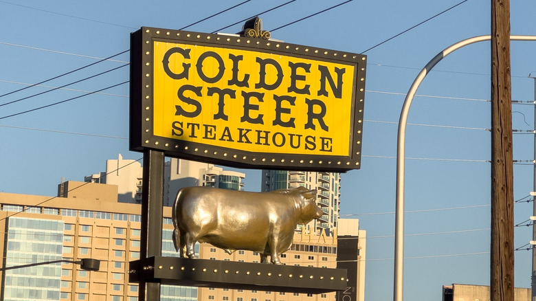 Golden Steer signage