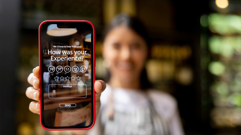 ranking app displayed on phone