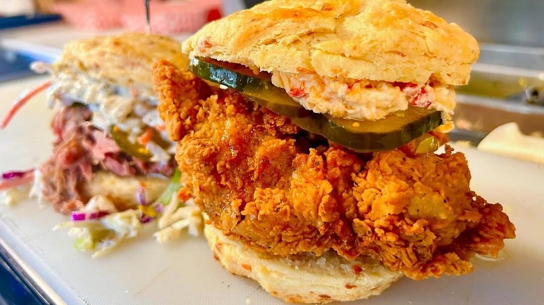 Chicken sandwich from Mama Jo's