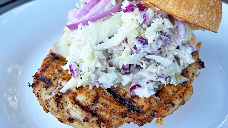 Cajun chicken sandwich