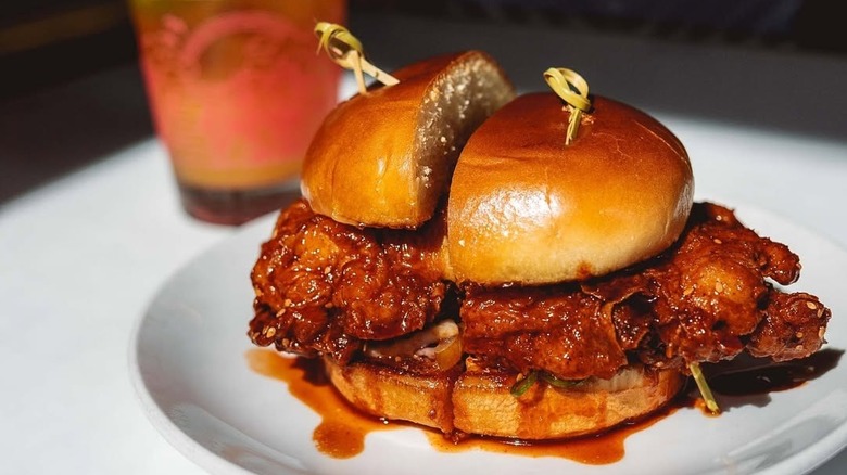 Korean chicken sandwich