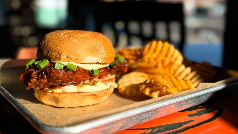 Spicy chicken sandwich