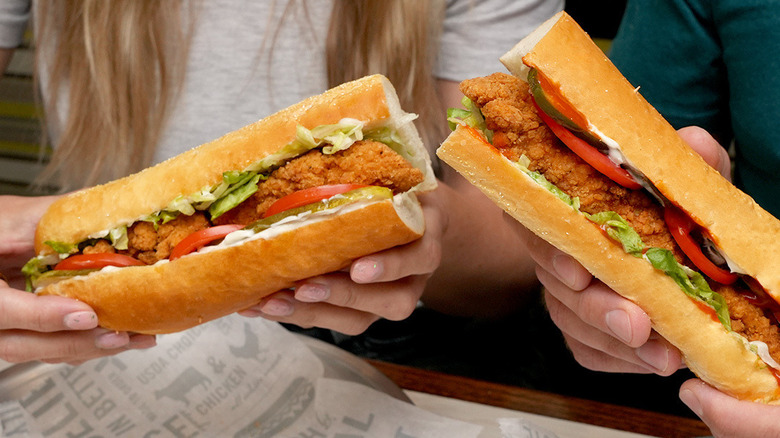 Cousins Subs sandwiches