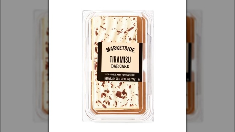 Marketside Tiramisu Layer Cake with white background