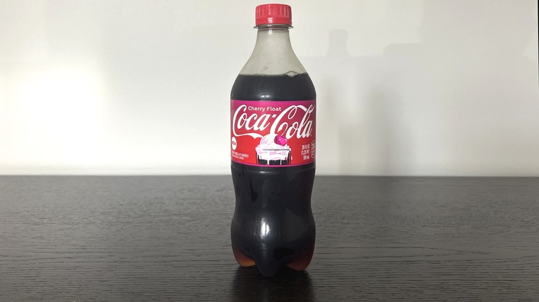 Bottle of Coca-Cola Cherry Float.