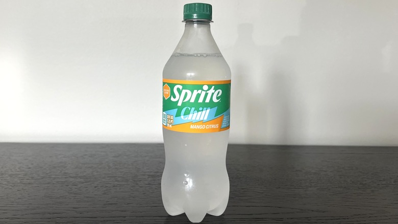 Bottle of Sprite Chill Mango Citrus.