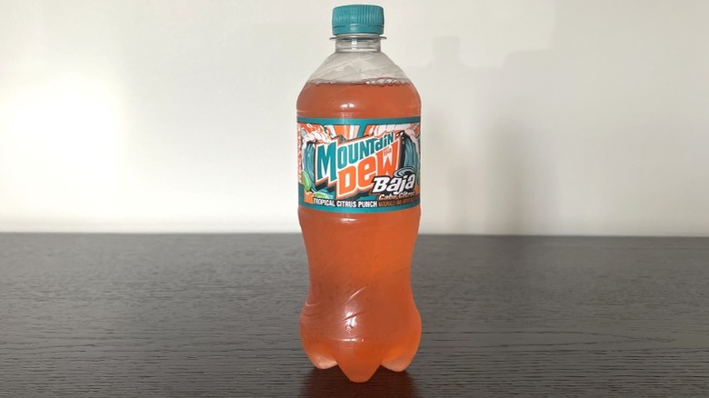 Bottle of Baja Cabo Citrus Mountain Dew.